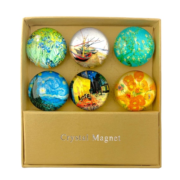 Fridge & White Board Magnets - Vincent Van Gogh Paintings - Assorted - Set of 6 - Picture 3 of 7